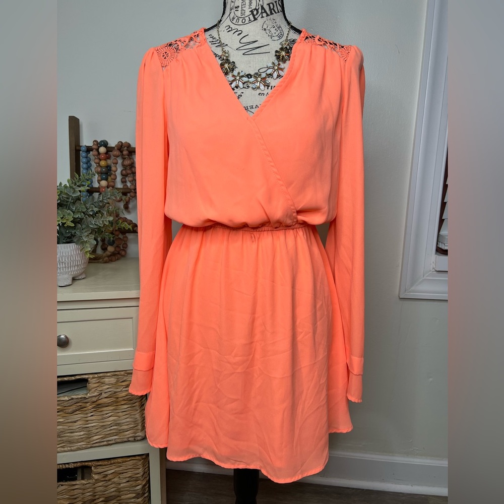Gianni Bini Bright Coral Dress